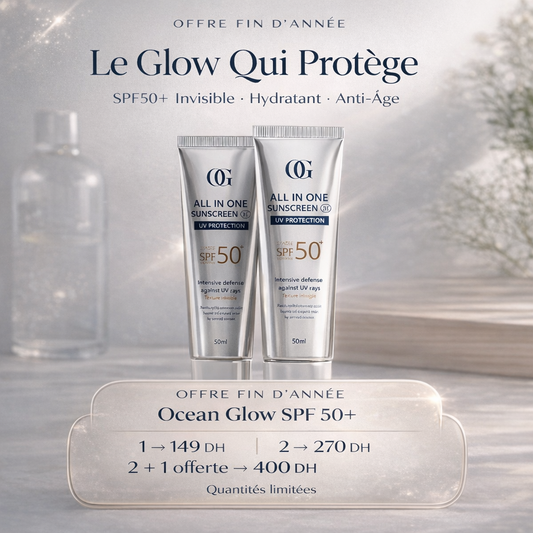 Crème Solaire Visage SPF 50+ Anti-Âge & Hydratante